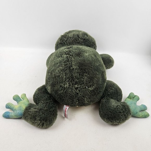 Aurora World Stuffed Animal Frog Green Plush Pet Toy 19" Plastic Eyes - Picture 8 of 10